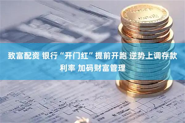 致富配资 银行“开门红”提前开跑 逆势上调存款利率 加码财富管理